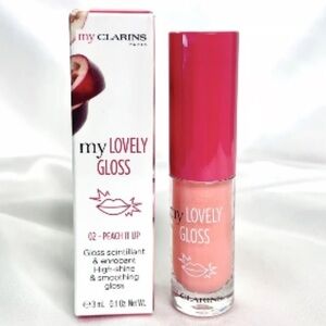 CLARINS my lovely gloss-02 Peach It Up
